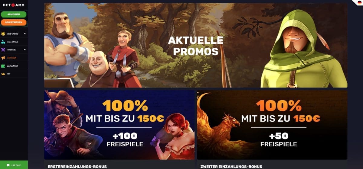 Betamo Casino Bonus Aktionen