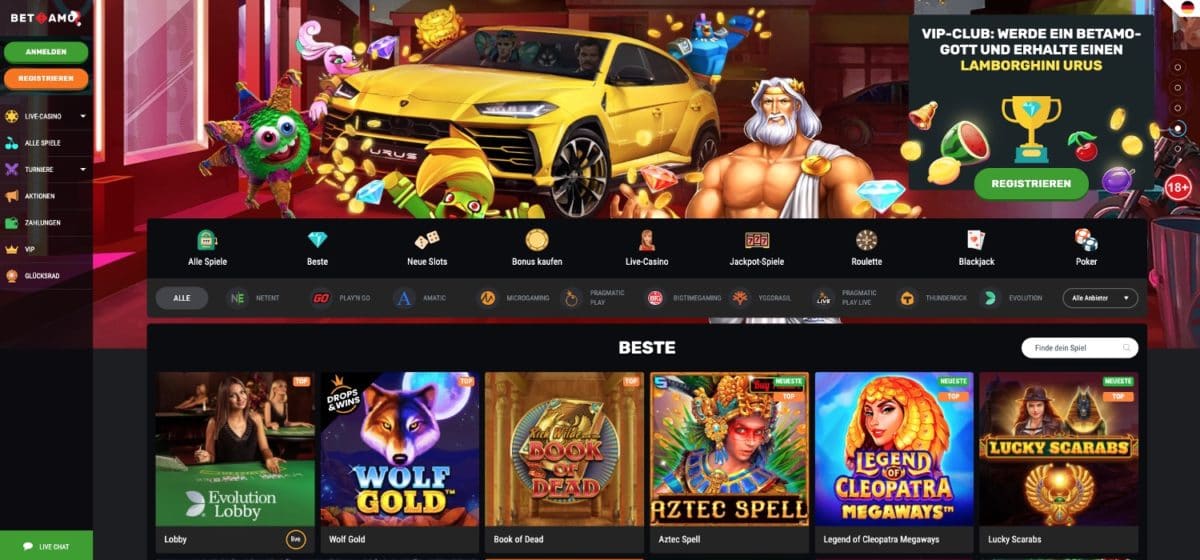 Betamo Casino Bonus