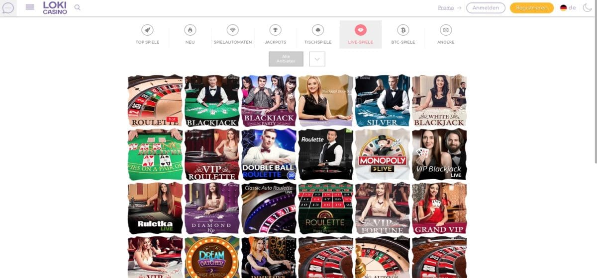 Loki Casino Live