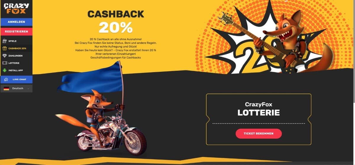 Crazy Fox Casino Bonus