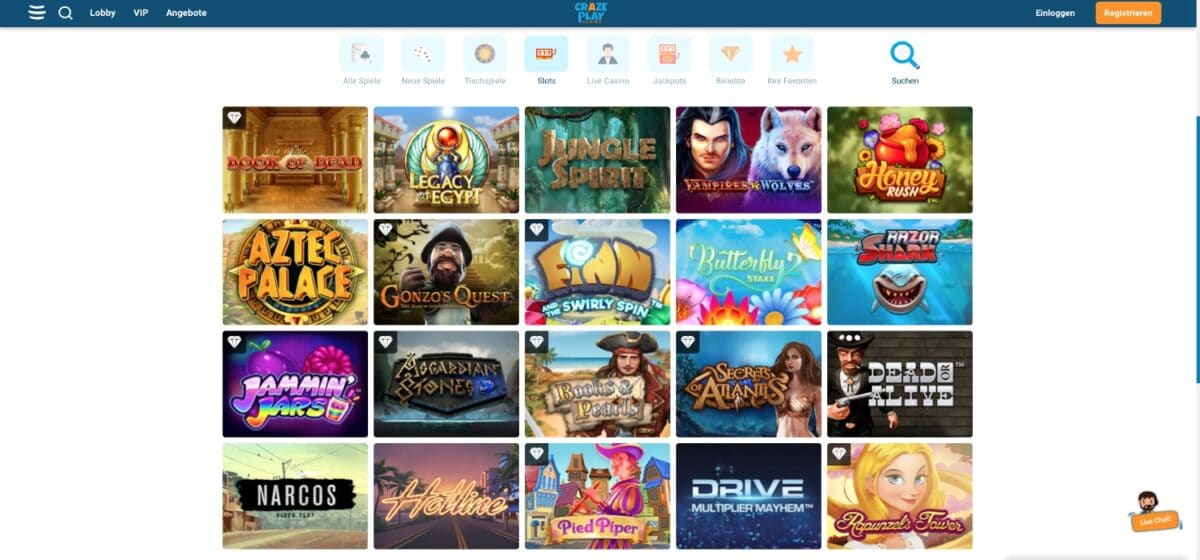 Crazeplay Casino Slots
