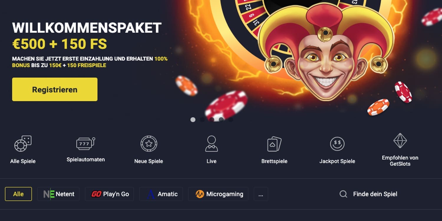GetSlots Casino Bonus
