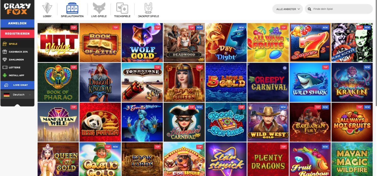Crazy Fox Casino Slots