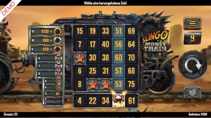 Slingo Money Train Gaming Realms