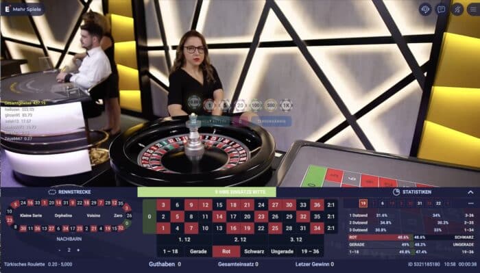 Türkisches Roulette Ezugi