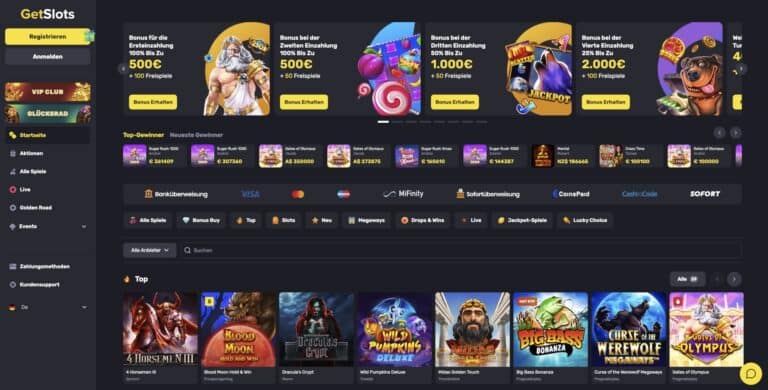 GetSlots Casino Bonus